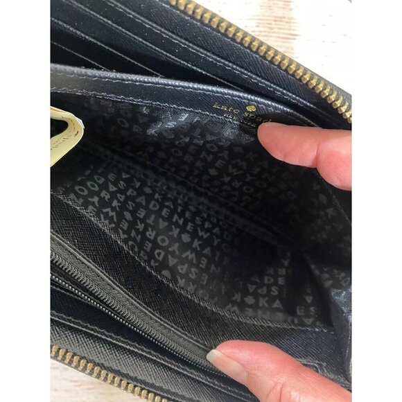 Kate Spade Women's Fabric Stripe Zip Up Wallet - OS - Picture 10 of 14